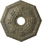 Ekena Millwork Nottingham Medallion (Canopies up to 4 5/8"), 18"OD x 3 1/2"ID x 1 1/2"P, Witch Hazel Crackle CM18NTWHC - alternate 1